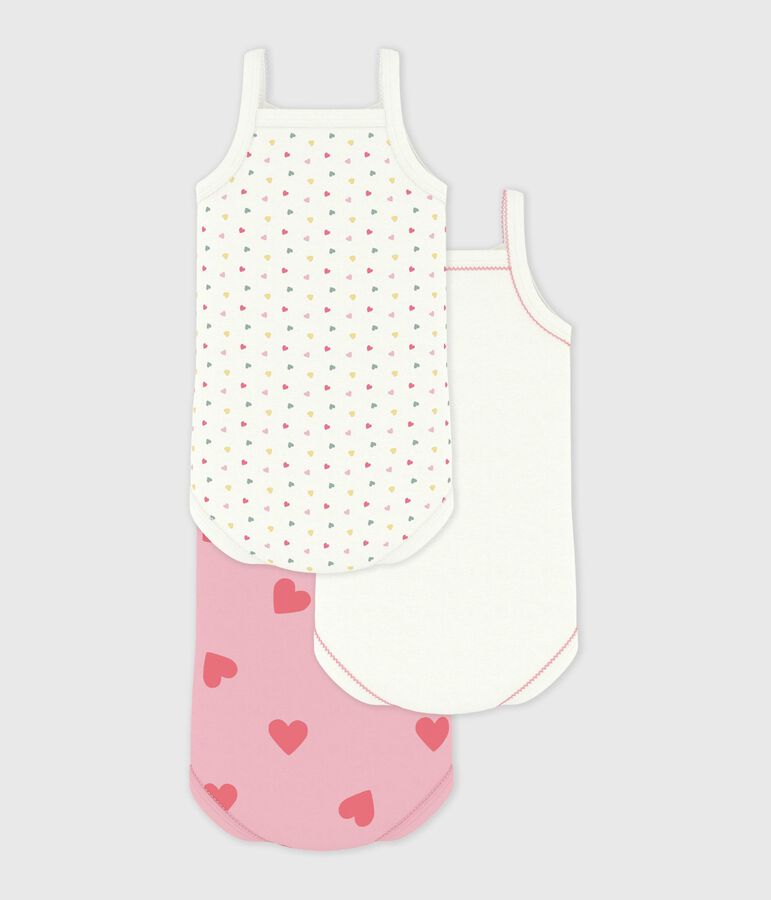 3er-Set Baby-Tr&auml;gerbodys aus Baumwolle vielfarbig