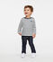 Ikonisches Baby-Streifenshirt unisex beige COQUILLE/blau SMOKING
