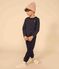 Langärmeliges Kinder-T-Shirt aus Baumwolle für Jungen blau SMOKING/weiss MARSHMALLOW