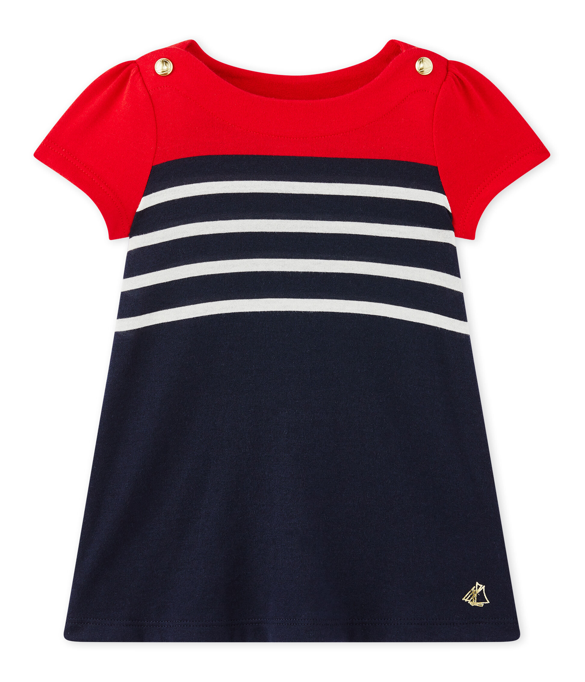 Petit Bateau Baby-M/ädchen Kleid