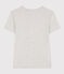 T-Shirt L’ICONIQUE aus Baumwolle mit rundem Ausschnitt für Damen grau BELUGA CHINE