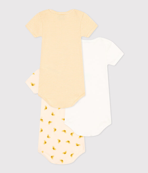 Set aus 3 kurz&auml;rmeligen Baby-Bodys Koala aus Baumwolle vielfarbig