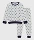 Kinder-Pyjama aus Nicki mit Sternmotiv