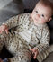 3-teiliges Baby-Set aus Wolle und Baumwolle für Jungen beige MONTELIMAR/weiss MULTICO