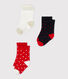 3er-Set Babysocken für Mädchen