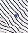 Damen-Tanktop L’Iconique aus gestreifter Baumwolle weiss MARSHMALLOW/blau SMOKING