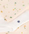 3-teiliges Baby-Set aus Molton weiss AVALANCHE/ MULTICO