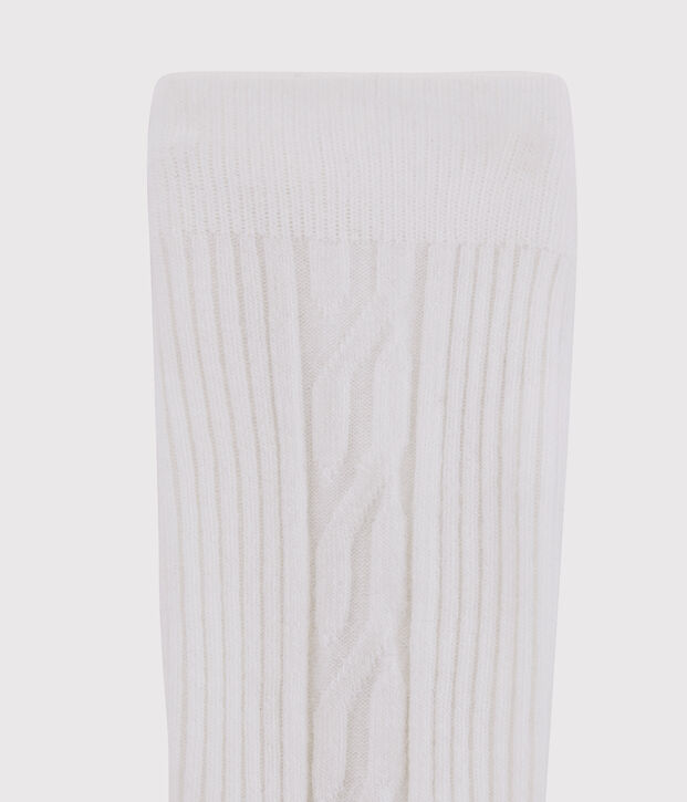 Warme Kinderstrumpfhose M&auml;dchen weiss