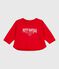 Baby-Sweatshirt aus Baumwolle mit Motiv POMPIER