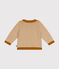 Baby-Pullover aus Woll- und Baumwollstrick ECUREUIL/ AVALANCHE