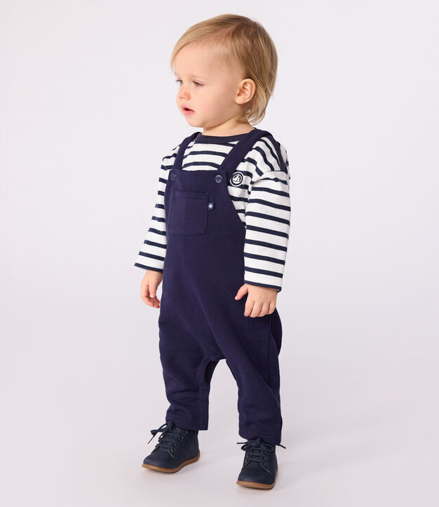 Einfarbige Baby-Latzhose mit Latzhose aus Baumwolle SOIR
