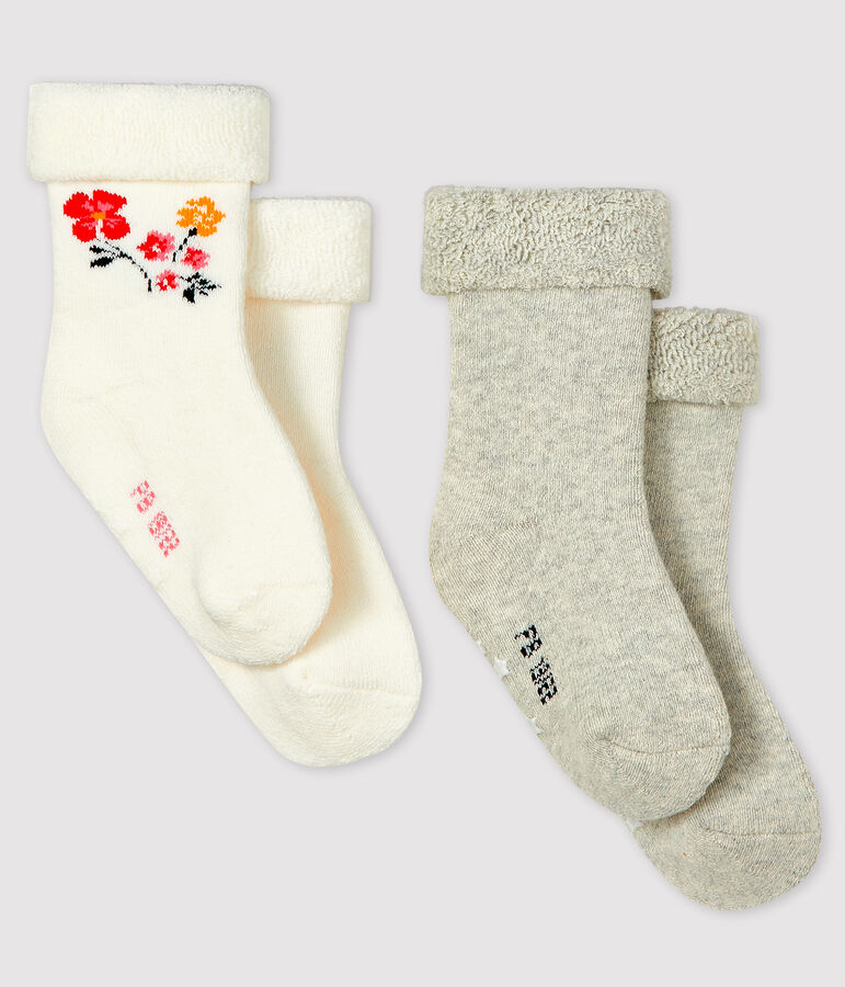 Set mit 2 Paar Baby-Socken vielfarbig