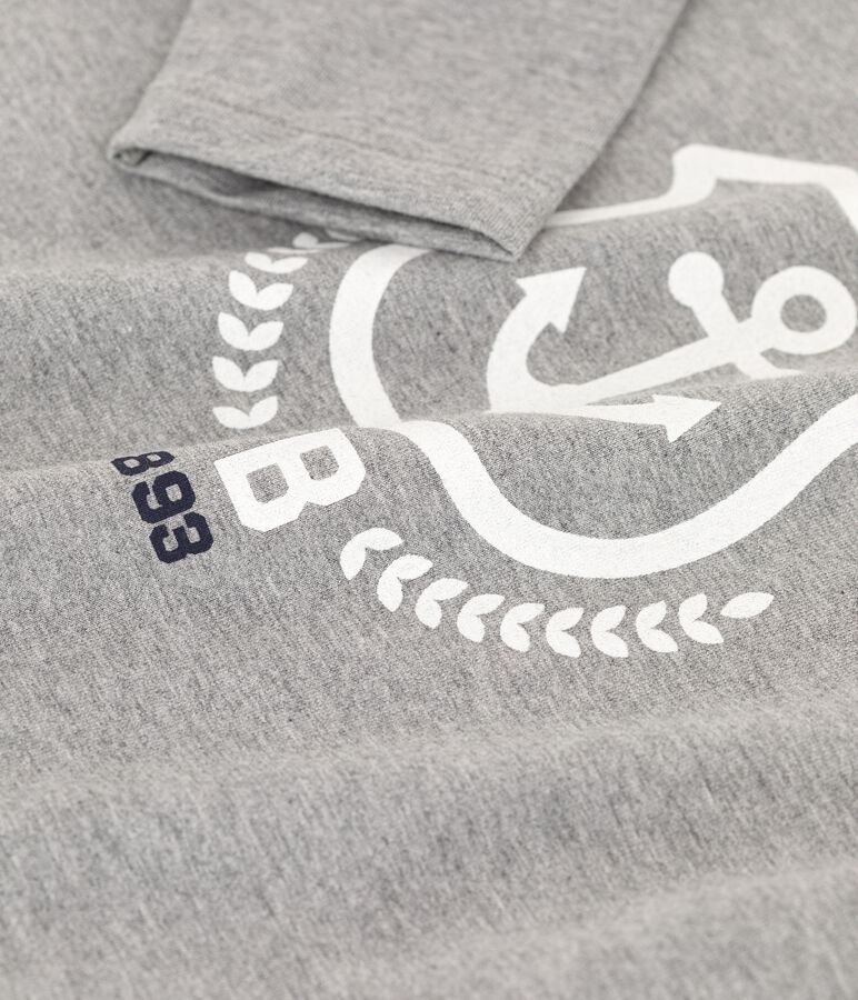 Lang&auml;rmeliges Kinder-T-Shirt aus Baumwolle f&uuml;r Jungen grau SUBWAY CHINE