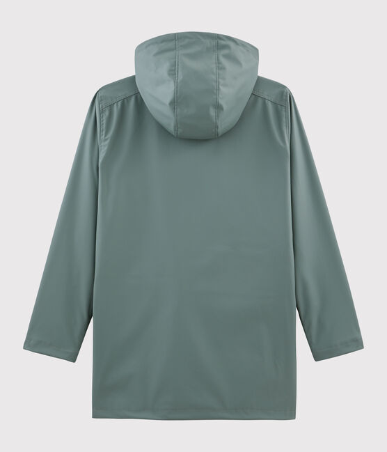 Regenjacke aus recyceltem Material und Bio-Baumwolle grün THUYA