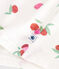 Kinder-Nachthemd aus Baumwolle mit Fruchtmotiven weiss MARSHMALLOW/weiss MULTICO
