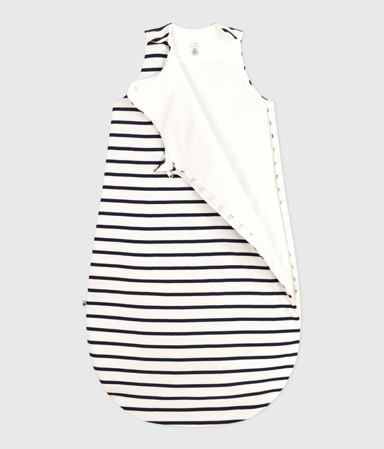 TOG 2 Babyschlafsack aus Baumwolle weiss MARSHMALLOW/blau SMOKING