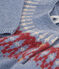 Langer Baby-Overall in Jacquardstrick aus einer Wolle-/Baumwollmischung ROVER/ MULTICO