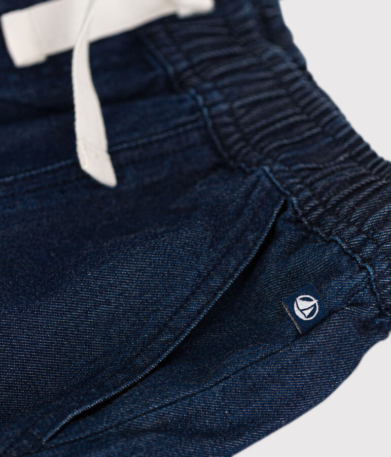 Kinder-Shorts aus leichtem Denim f&uuml;r M&auml;dchen blau DENIM
