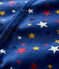 Baby-Strampler mit Sternen-Motiv aus Molton blau MEDIEVAL/weiss MULTICO