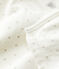 Baby-Strampler aus Bio-Baumwolle weiss MARSHMALLOW/weiss MULTICO