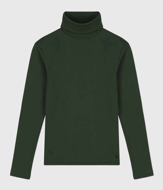 Rollkragenshirt aus Baumwolle für Damen grün AVORIAZ