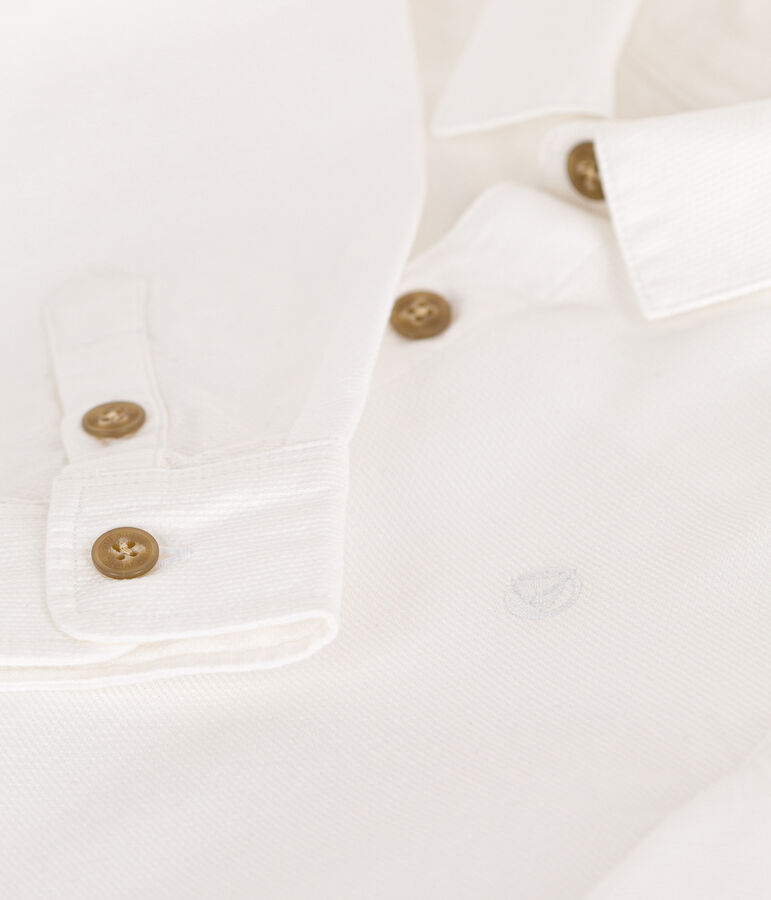 Kinder-Hemd f&uuml;r Jungen weiss ECUME