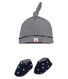 Baby Jungen Mütze und Schuhe im Set
