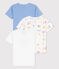 3er-Set kurzärmelige Paris-T-Shirts aus Baumwolle für Jungen variante 1