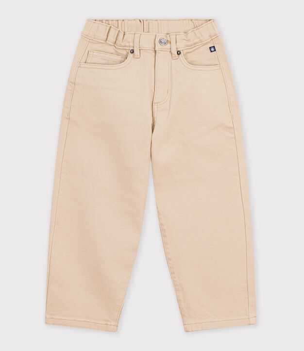 5-Pocket Kinder-Hose aus Denim beige