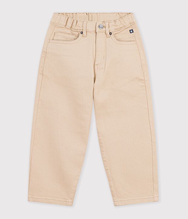 5-Pocket Kinder-Hose aus Denim beige