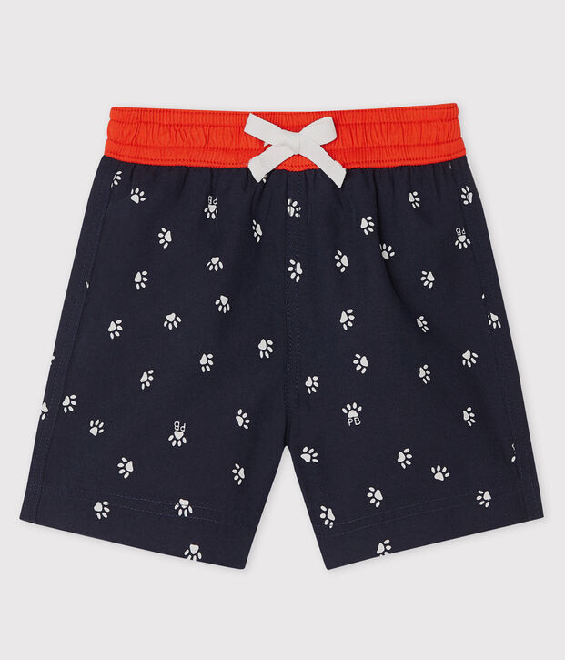 Gemusterte Baby-Strandshorts f&uuml;r Jungen blau/vielfarbig