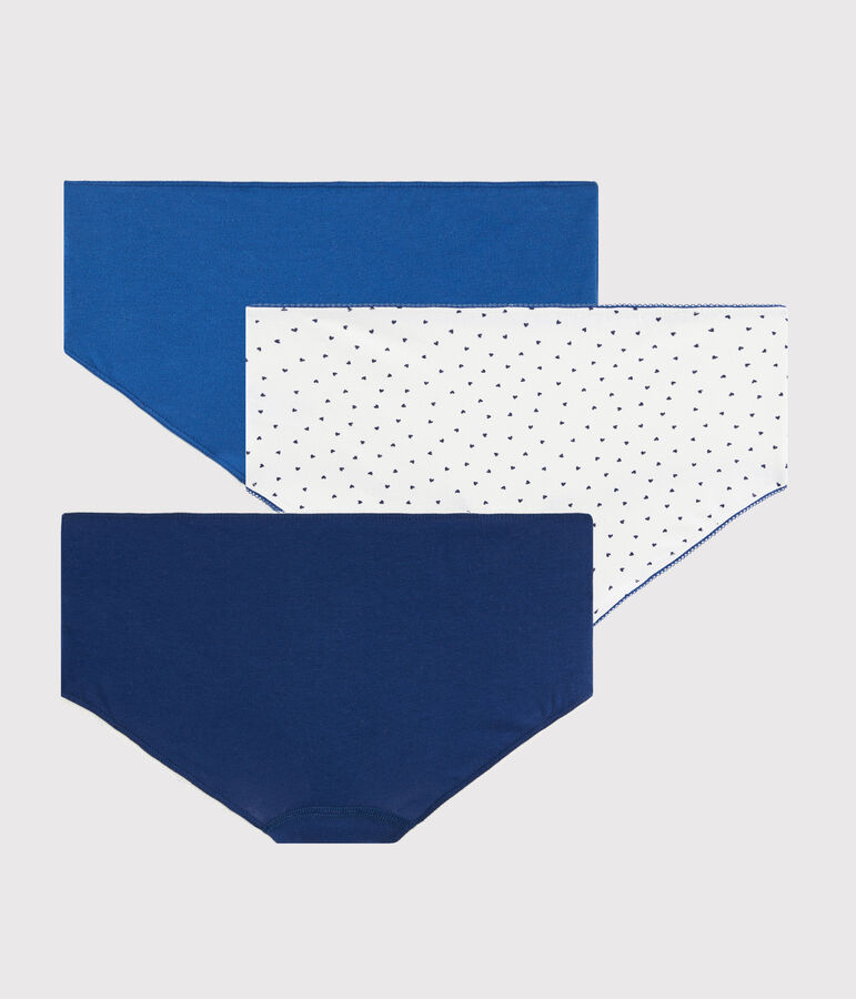 3er-Set Shortys mit Mini-Herzen f&uuml;r M&auml;dchen variante 1