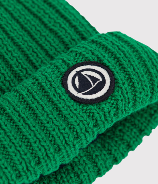 Baby-M&uuml;tzchen mit Fleece-F&uuml;tterung MATCHA