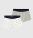 2er-Set Boxershorts aus Baumwolle mit Dromedarmotiv für Jungen
