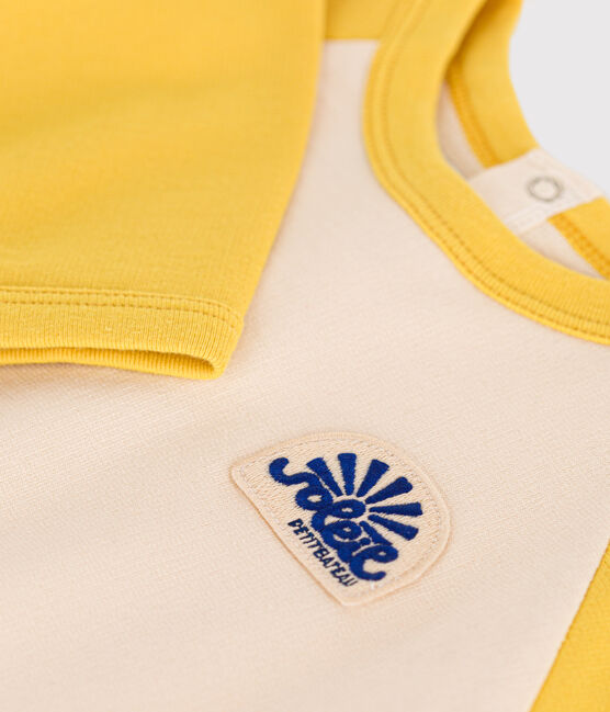 Baby-Sweatshirt aus leichtem Molton gelb AVALANCHE/ NECTAR