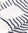Baby-Cardigan aus dickem Jersey weiss/blau