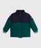 Kinder-Winterjacke im Colorblock gr&uuml;n/blau