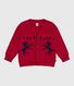 Kinder-Cardigan aus Wolle und Baumwolle mit Muster