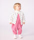 Baby-Cardigan aus Baumwolle mit Blumenmotiv