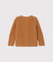 Baby-Mädchen-Cardigan aus Woll-/Nylongemisch braun CUIVRE