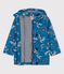 KLASSISCHE KINDER-REGENJACKE AUS RECYCELTEM MATERIAL blau BRASIER/weiss MULTICO