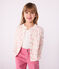 Kinder-Cardigan aus bedruckter Baumwolle MILK/ MULTICO