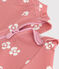 Baby-Badeoverall mit UV-Schutz, Blumenmuster rosa CHARME/weiss MARSHMALLOW
