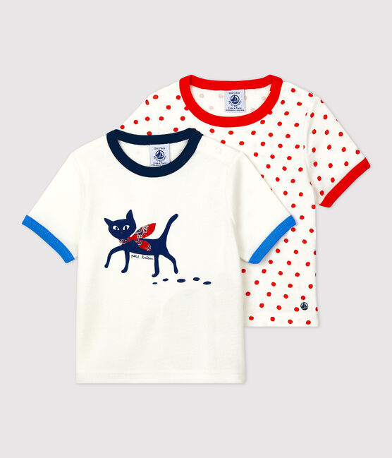 2er-Set kurzärmelige Baby-T-Shirts variante 1