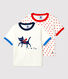 2er-Set kurzärmelige Baby-T-Shirts