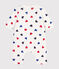 Langer, wattierter Baby-Overall aus Baumwolle weiss MARSHMALLOW/weiss MULTICO