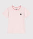 Kurzärmeliges Kinder-T-Shirt aus einfarbiger Baumwolle