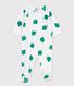 Baby-Strampler aus Bio-Baumwolle mit Pflanzenmuster