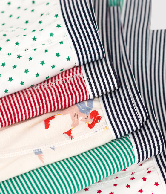 5er-Set Boxershorts aus Baumwolle für Jungen, eine davon phosphoreszierend variante 1