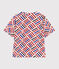 Damen-T-Shirt LE COZY aus Baumwolle weiss AVALANCHE+STOP/ MULTICO